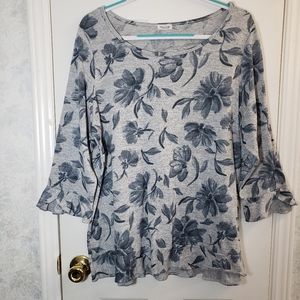 Plus Size Women's Floral Top